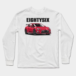 Red GT86 Long Sleeve T-Shirt